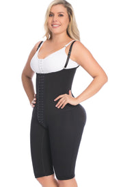 Plus Size Postpartum Braless Shapewear Bodysuit