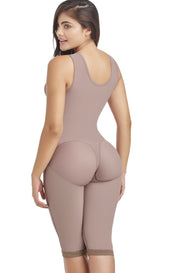 Postpartum Sleeveless Below Knee Bodysuit Shaper