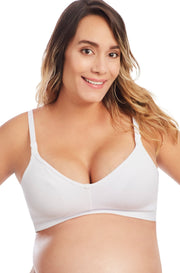 Smooth Front Medium Compression Nursing Bra