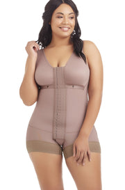 Plus Size Postpartum Sleeveless Short Bodysuit Shaper