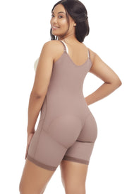 Plus Size Postpartum Mid Thigh Shapewear Bodysuit