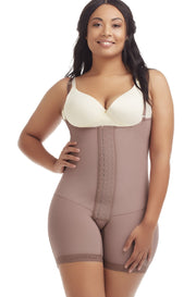 Plus Size Postpartum Mid Thigh Shapewear Bodysuit